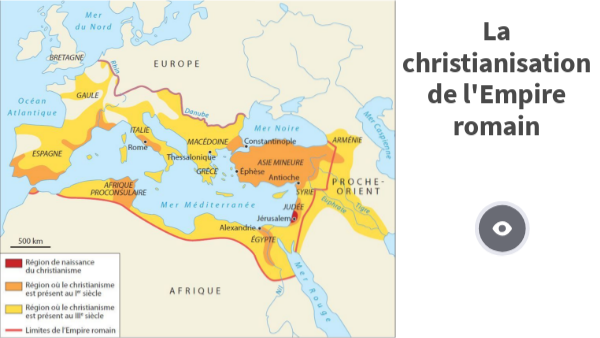 La christianisation de l'Empire Romain | Genially