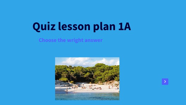 BASIC QUIZ lesson Plan 1A