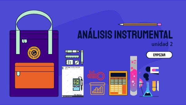 unidad 2. ANÁLISIS INSTRUMENTAL