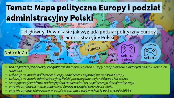 KL. VII Mapa polityczna Europy | Genially