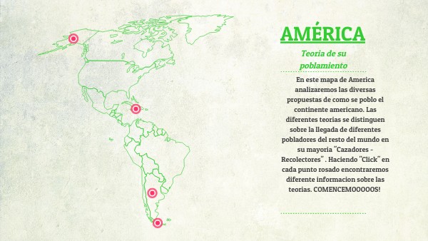 Mapa De Como Se Poblo El Continente Americano
