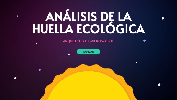 HUELLA ECOLOGICA | Genially