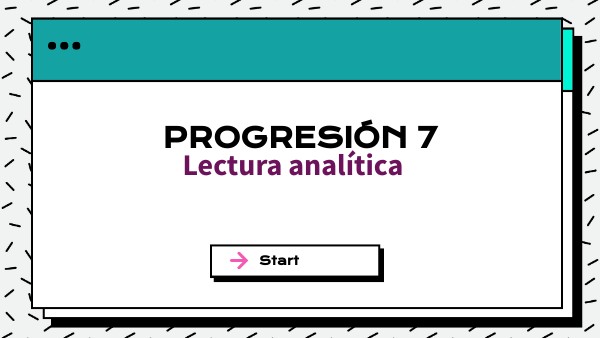 progresión 7, 8 y 9 | Genially