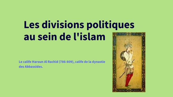 divisions politiques islam