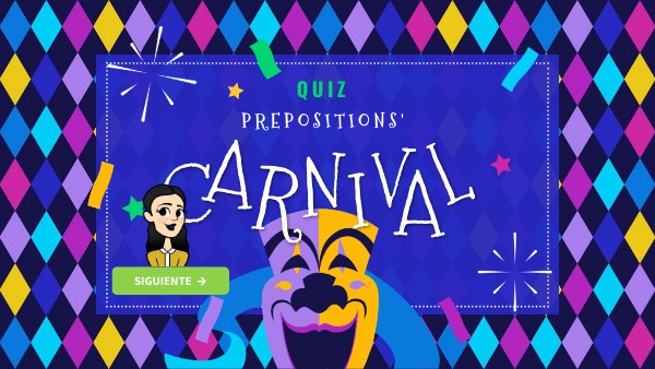 QUIZ PREPOSITIONS OF PLACE Genially