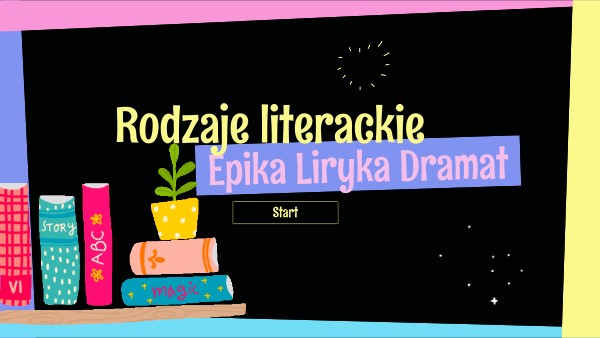 Rodzaje literackie