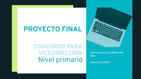 PROYECTO FINAL CONCURSO | Genially