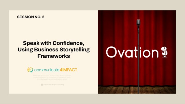 Speak with Confidence | Session 2 | Genially