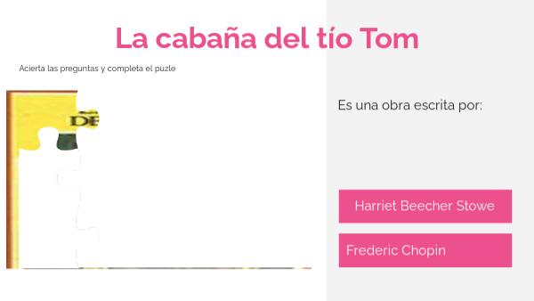 Preguntas Y Respuestas De La Cabaña Del Tio Tom