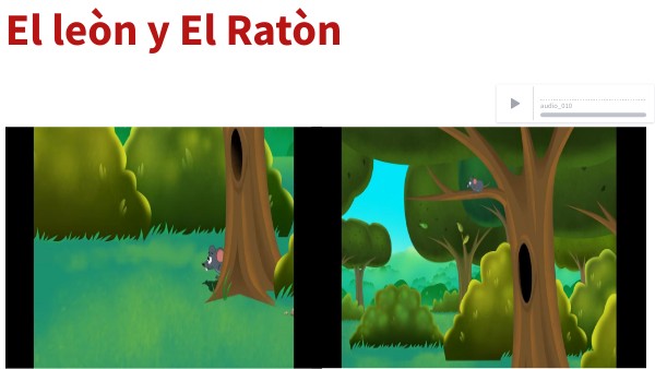 El león y El ratòn