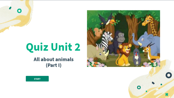 Unit 2. All about animals | Genially