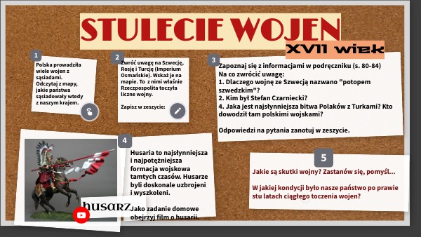 stulecie wojen | Genially