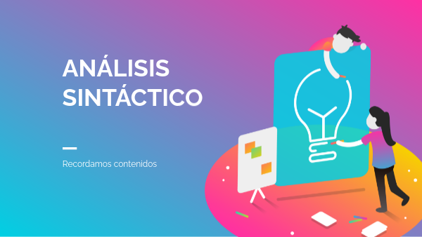 ANALISIS SINTÁCTICO