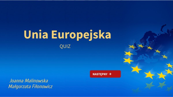 Quiz Unia Europejska | Genially
