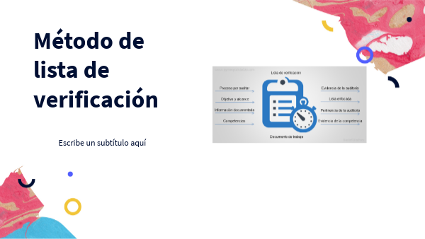 METODO DE LISTA DE VERIFICACIÓN