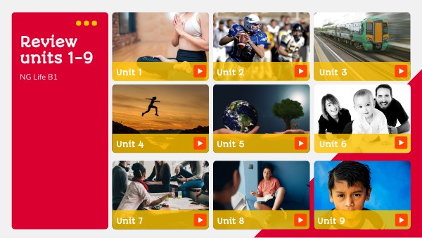 B1_Life_Review_unit 1-9 | Genially