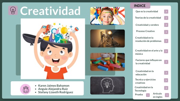 Creatividad | Genially