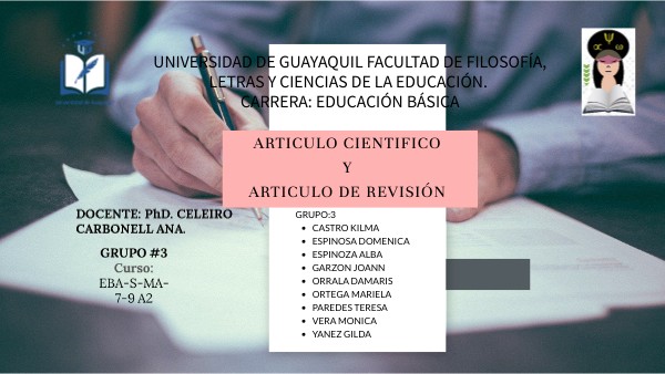 ARTICULO CIENTIFICO Y ARTICULO DE REVISIÓN | Genially