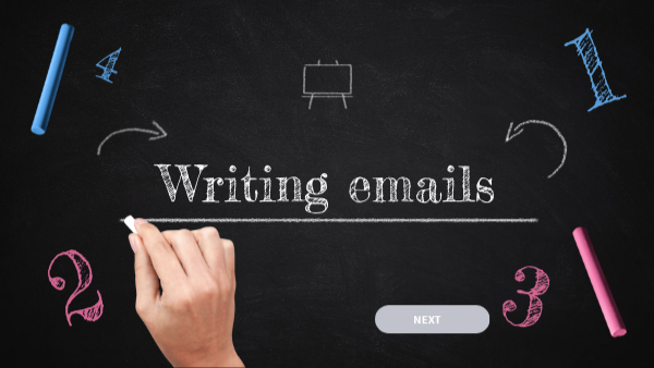 writing emails | Genially