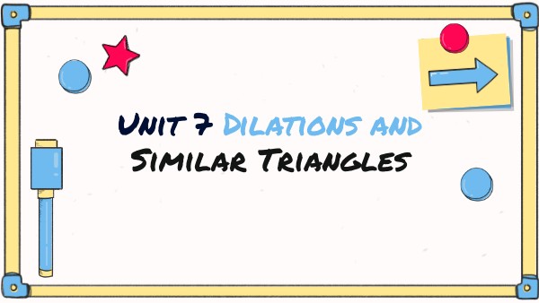 Unit 7 Dilations and Similar Figures | Genially