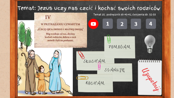 KL.III Jezus uczy nas czcić i kochać swoich rodziców