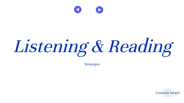 Listening & Reading | Genially