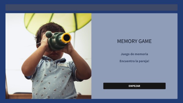 Memory game | Genially