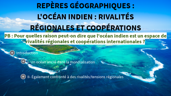 repères géographiques : océan indien | Genially
