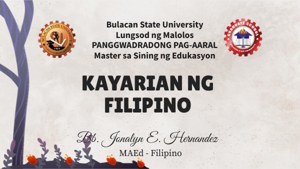 Kayarian ng Filipino | Genially