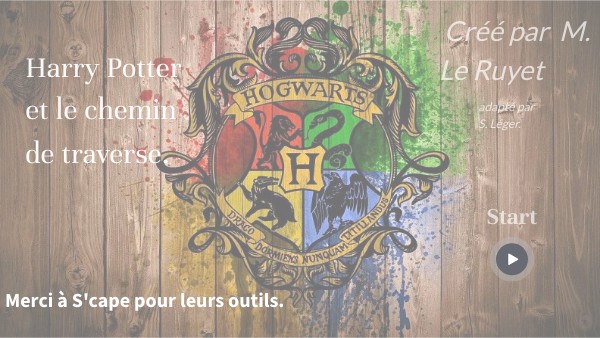 Escape Game Harry Potter 6ème
