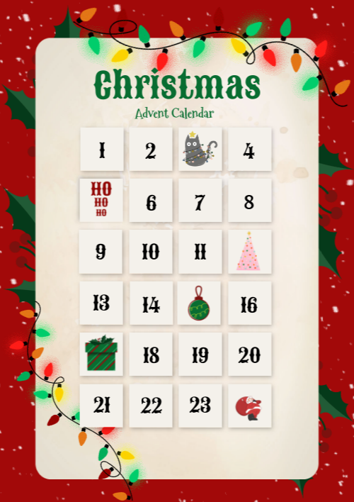ESL Christmas Calendar | Genially