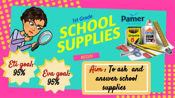 SCHOOL SUPPLIES CLASS-WEEK4 | Genially