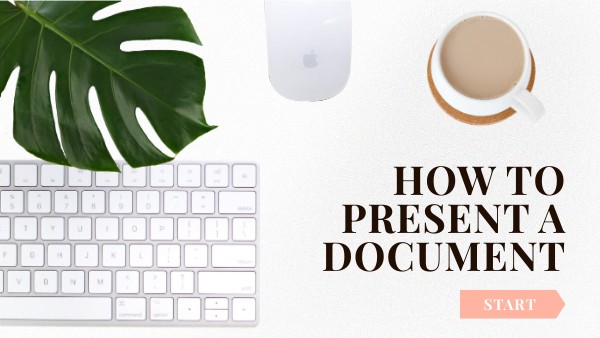 How to describe and present a document