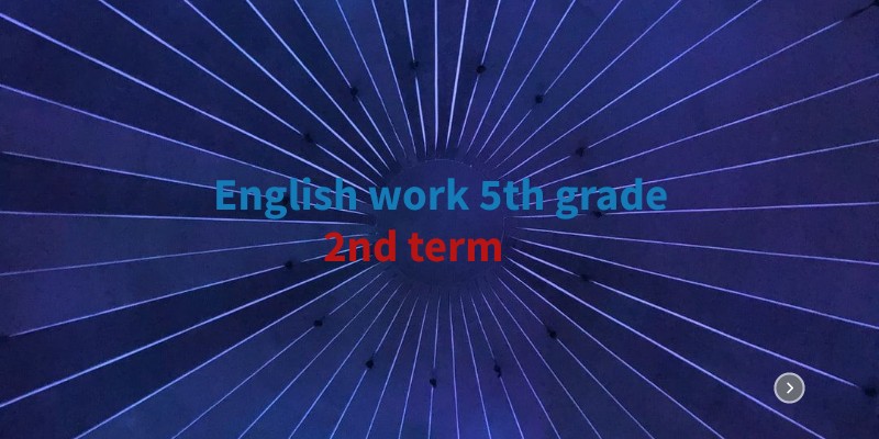 5th grade 2nd term