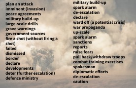 VOCAB - ARMED CONFLICT | Genially