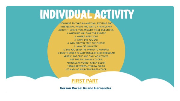 INDIVIDUAL ACTIVITY - 4.2 | Genially
