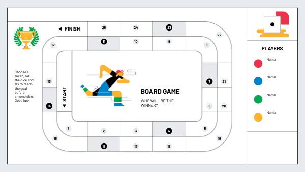 OLYMPICS BOARD GAME