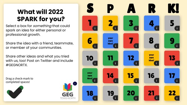 #GEGNORTX January, 2022 Challenge | Genially