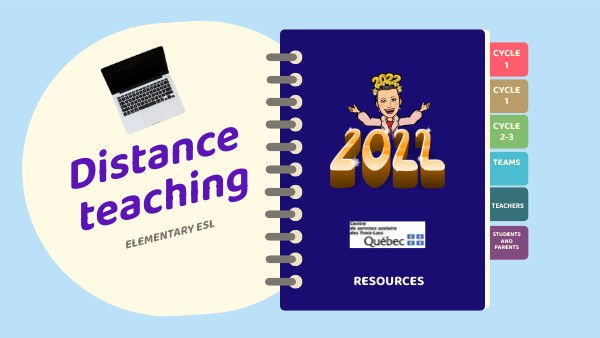 Distance teaching elementary ESL guide 2022 | Genially