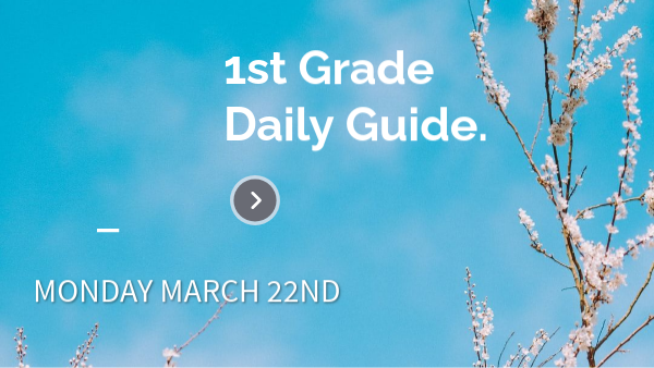 First grade daily Guide