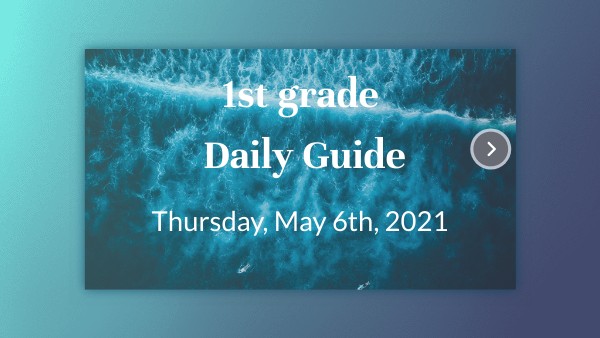 First grade daily guide | Genially