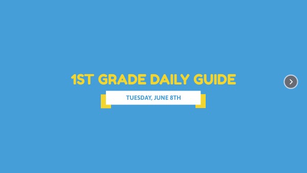 first grade daily guide | Genially