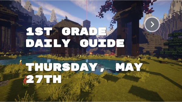 First grade daily guide | Genially
