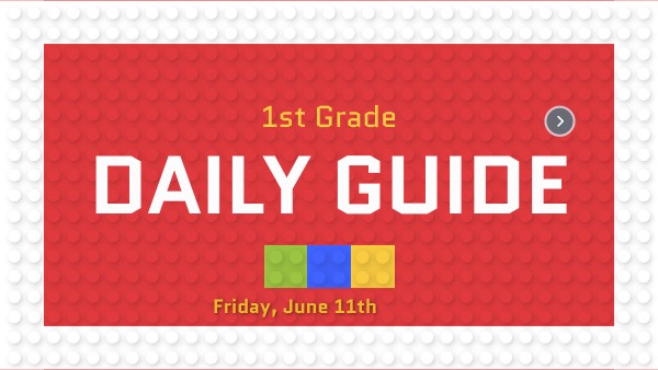 1ST GRADE DAILY GUIDE | Genially
