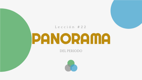panorama del periodo
