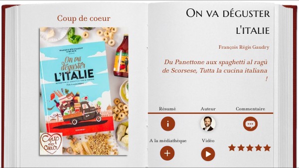 On va déguster l'Italie