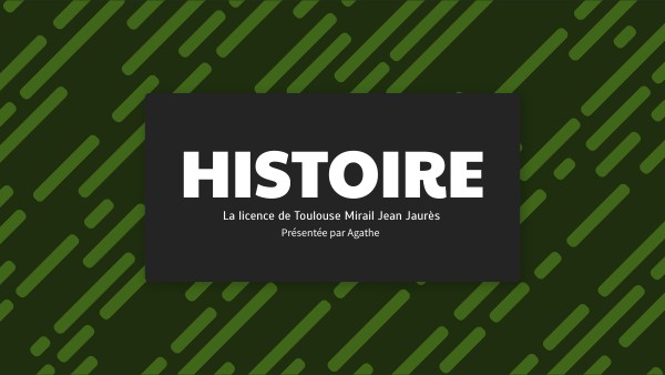 Page De Presentation Histoire Présentation Histoire