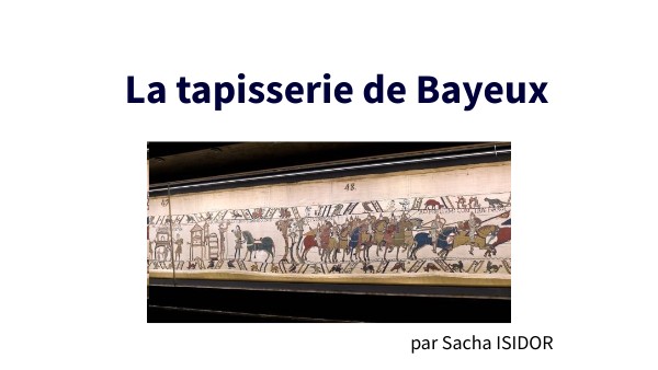 La Tapisserie de Bayeux en 3 dimensions - Expo TaPIXIe de Bayeux