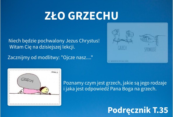 35. Zło grzechu - kl.2 św. Wojciech | Genially