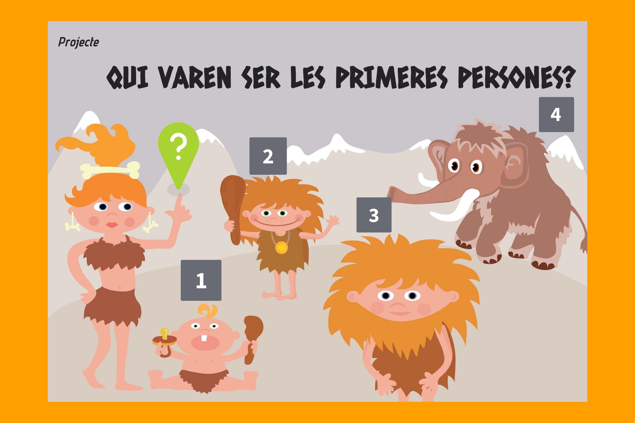 QUI VAREN SER LES PRIMERES PERSONES?